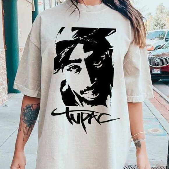 Pawmama Other - Retro Tupac Art Shirt, 2pac Tee